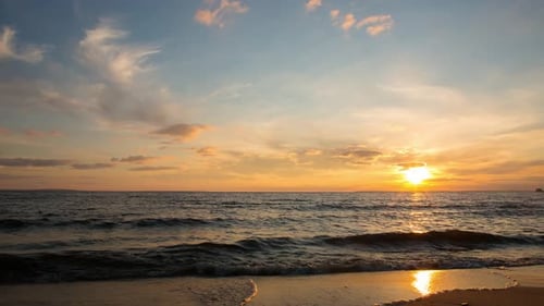 Epic Sunset By The River, Time Lapse