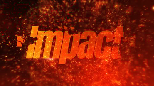 Dynamic Trailer Titles with Shattering Text and Fiery Particles