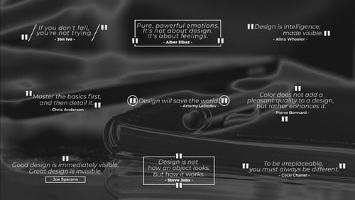 Modern Typography Quotes and Text Titles Animation