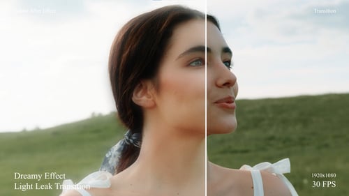 Dreamy Effect Light Leak Transition