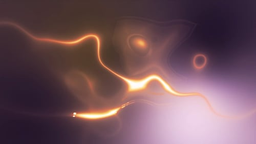 Hypnotic colouful shapes animation