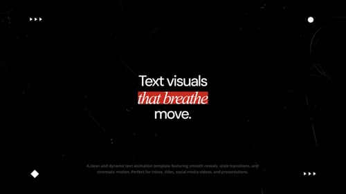 Smooth Cinematic Text Reveal Animation
