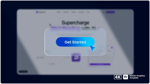 Glassmorphism Modern SaaS UI Explainer Video