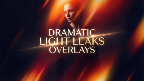 Dramatic Light Leaks Overlays