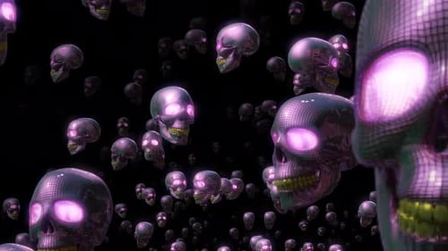 Totenkopf Glow Hintergrund
