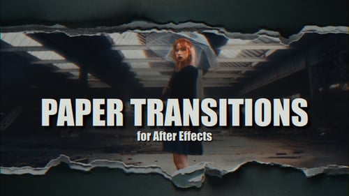 Paper Transitions for After Effects