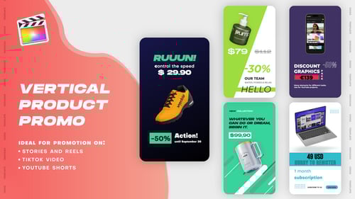 Modern Vertical Product Sales Promotion Story
