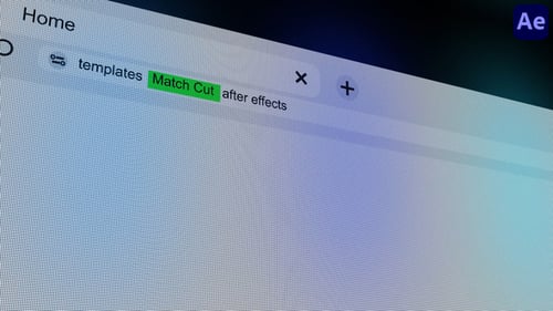 Dynamic Digital Match Cut Screen Display