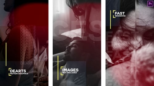 Dynamic Vertical Slideshow with Energetic Transitions