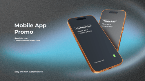 3D Mobile Phone App Showcase Video