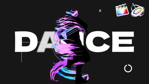 Dynamic Neon Fluid Dance Intro for Energetic Motion Graphics