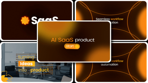 AI SaaS Product Promo Video After Effect