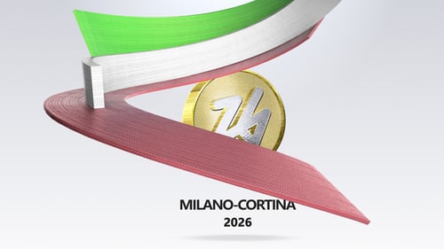 Elegant 3D Metallic Ribbon Logo Reveal Animation