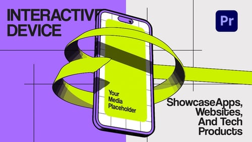 Flat 3D Device Mockup App Showcase
