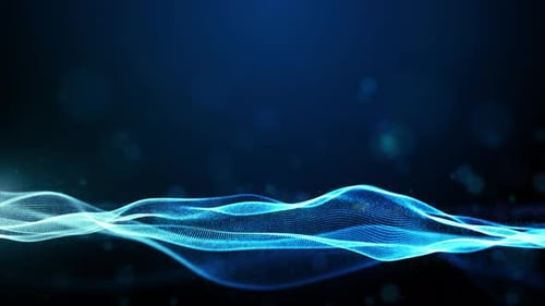 Digital Particles Wave Flow 01295