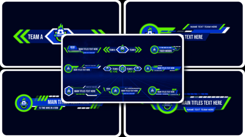 Dynamic Sport Broadcast Lower Thirds Pack