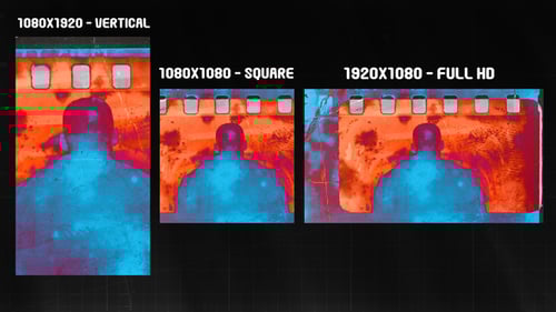 Retro Film Transitions Pack with Analog Damage and Light Leaks