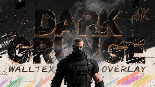 Dark Grunge Wall Textures Overlay Pack Premiere Pro
