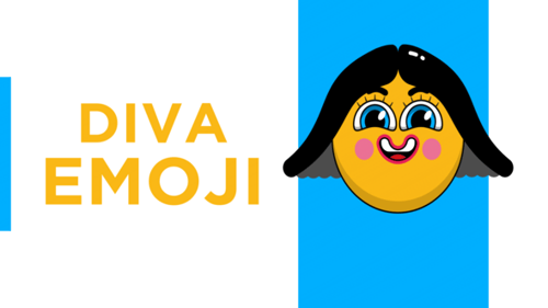 Happy Animated Cartoon Blob Character Bouncing and Waving