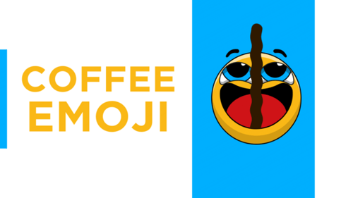 Animated Emoji Character Expressing Fear and Distress Reaction