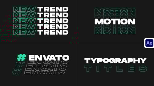 Typography Titles X