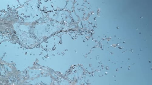 Water splashing in slow motion, shot with Phantom Flex 4K at 1000 frames per second