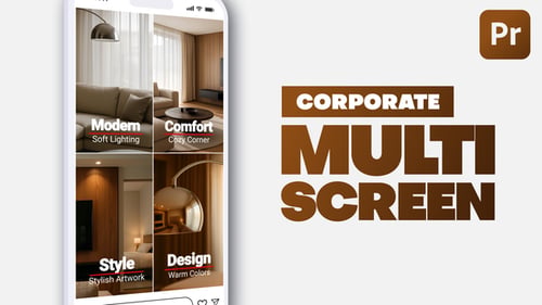 Vertical Corporate Multiscreen