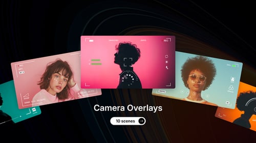 Modern Camera UI Overlays for Video Projects