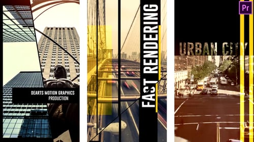 Urban City Vertical Premiere Pro