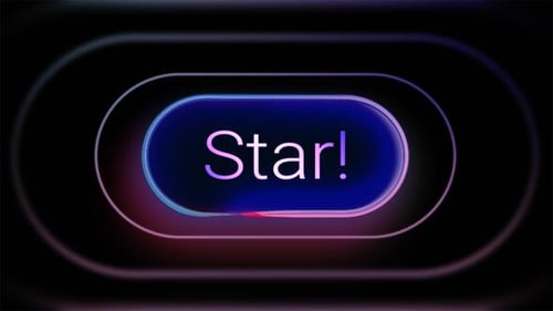 Neon Glow Digital Text Title Animations