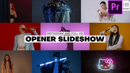 Dynamic Grid Intro Opener Slideshow for Events and Promos