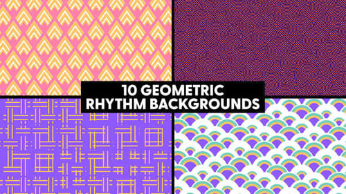 Geometrische Rhythmus-Hintergründe