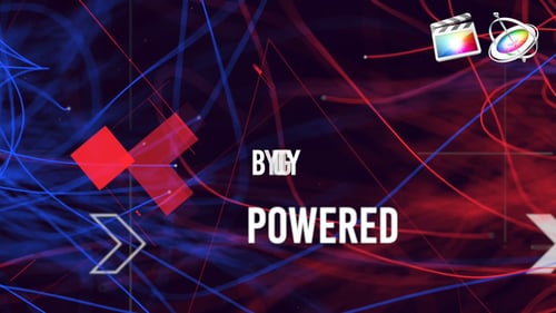 Digital Particle Data Flow Logo Intro