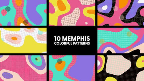 Colorful Memphis Patterns