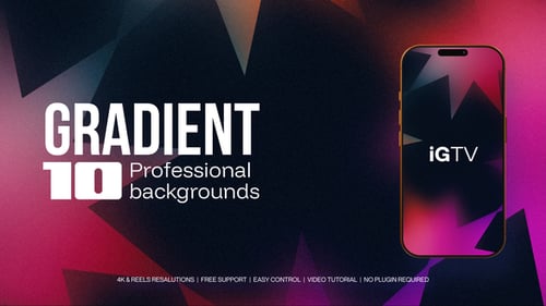 Animated Gradient Backgrounds with Fluid Abstract Motion