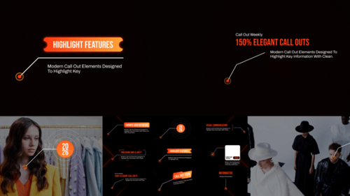 Dynamic Modern Call Out Graphics for Visual Communication