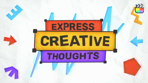 Creative Stop Motion Collage Opener Animation