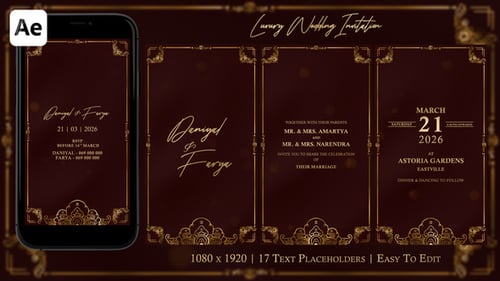 Luxury Wedding Invitation 2