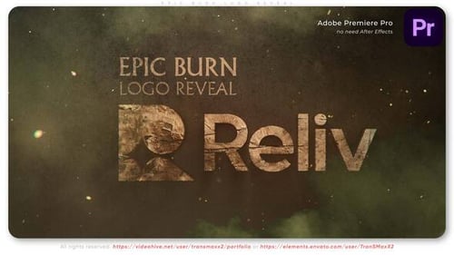 Epic Burn Logo Reveal