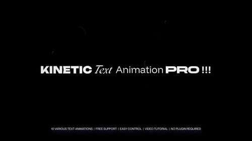 Dynamic Kinetic Typography Text Animation Pack