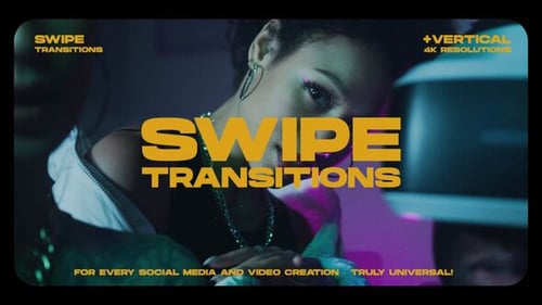 Dynamic Swipe Transitions for Horizontal and Vertical Videos