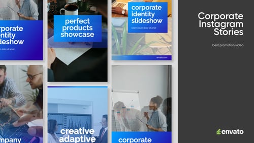 Clean Corporate Instagram Stories