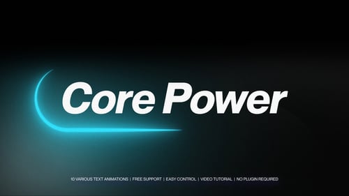 Dynamic Text Animation Presets with Modern Kinetic Typography and Glitch Effects