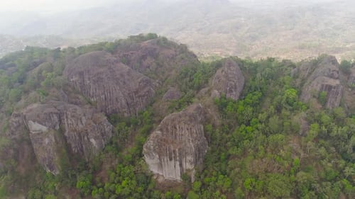 Mountain Landscape Jawa Island, Indonesia