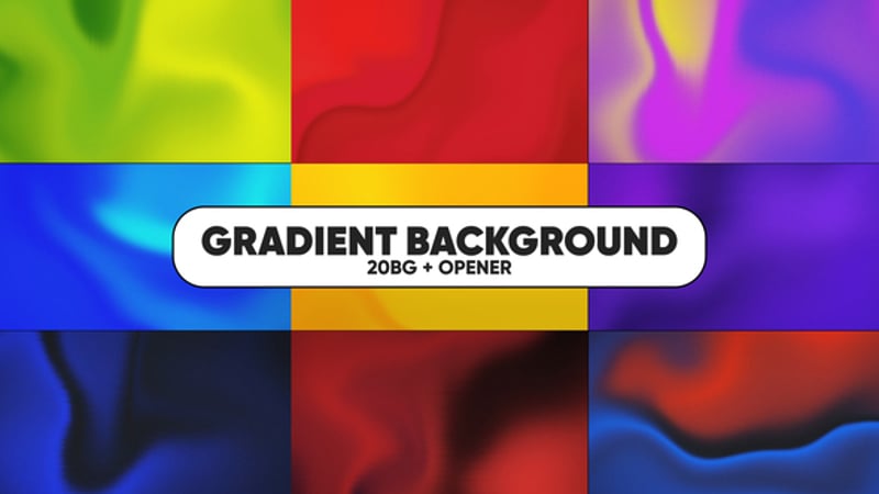 Dynamic Liquid Gradient Backgrounds for Modern Text Animation, Elements ...
