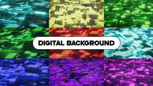 Abstract Future Digital Background