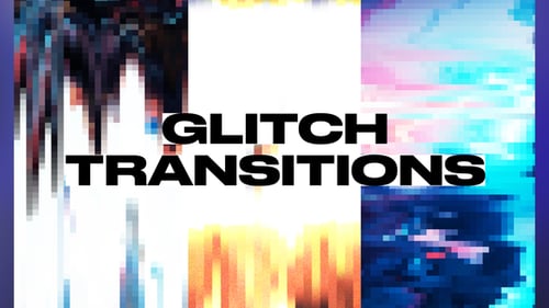 Dynamic Glitch Vertical Video Transitions Pack
