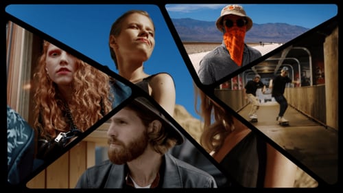 Dynamic Multi-Frame Split Screen Video Transitions