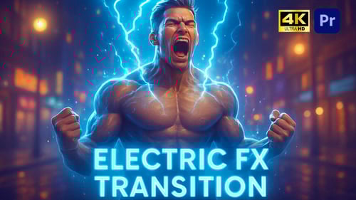 Electric Glitch Transitions and Lightning Effects