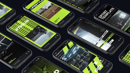 Dynamic Sports Promo for Social Media Stories